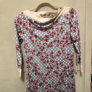 DVF "Ruri" Silk Printed Dress